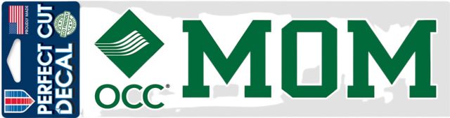 Oakland Community College 3'' x 10'' Mom Decal