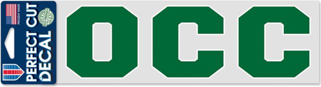 Oakland Community College 3'' x 10'' Perfect Cut Decal