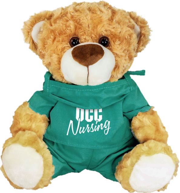 Oakland Community College Nursing 10" Fred Bear