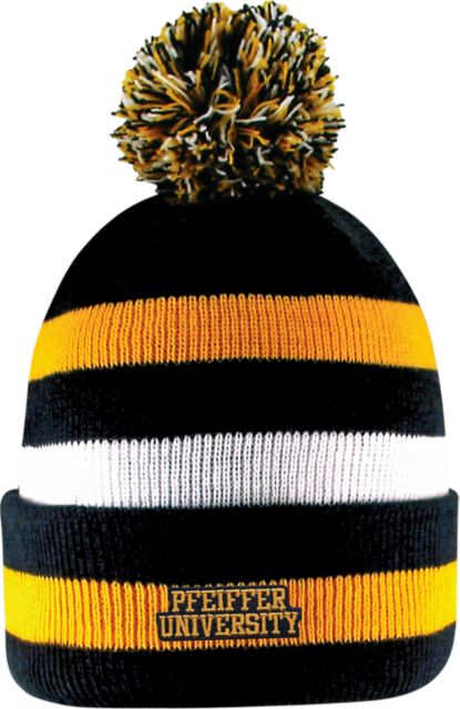 Pfeiffer University Knit Cuff Pom Hat