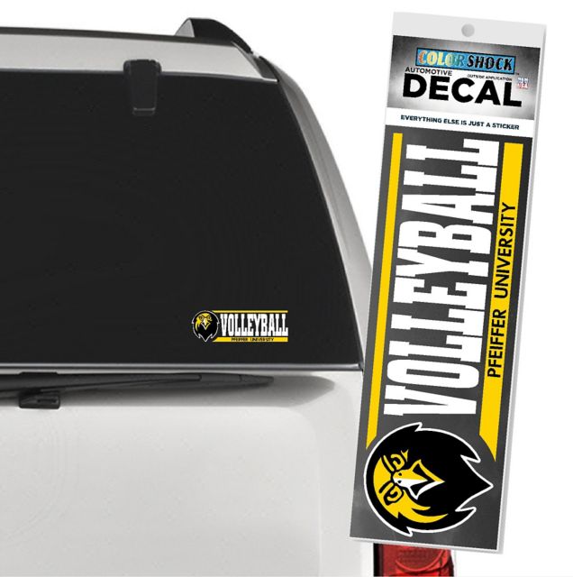 Pfeiffer University Falcons Volleyball Decal