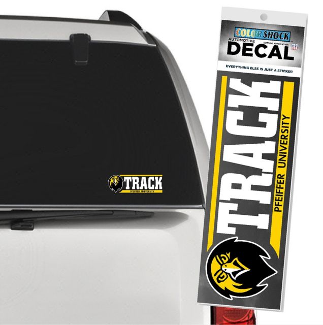 Pfeiffer University Falcons Track Decal