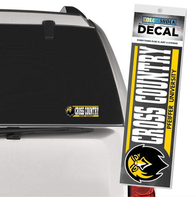 Pfeiffer University Falcons Cross Country Decal