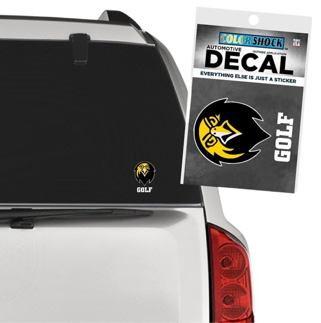 Pfeiffer University Falcons Golf Decal