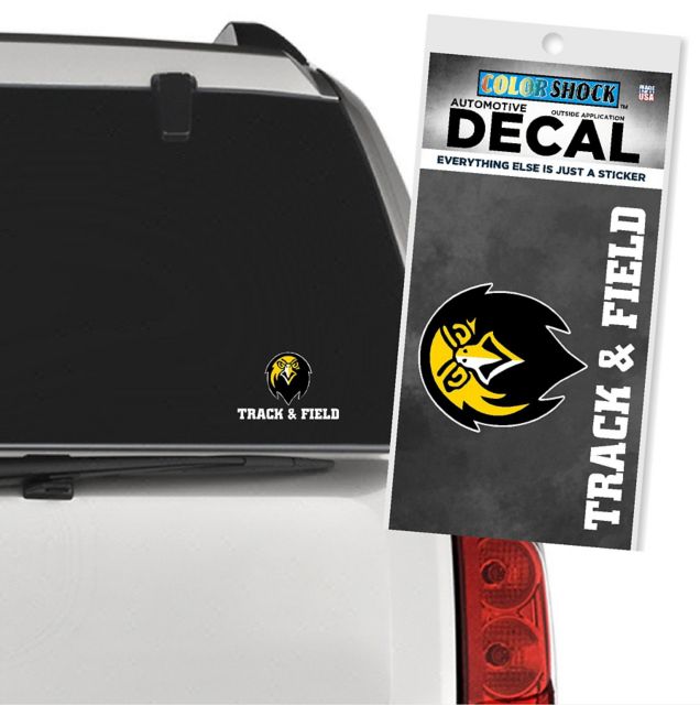 Pfeiffer University Falcons Track & Field Decal