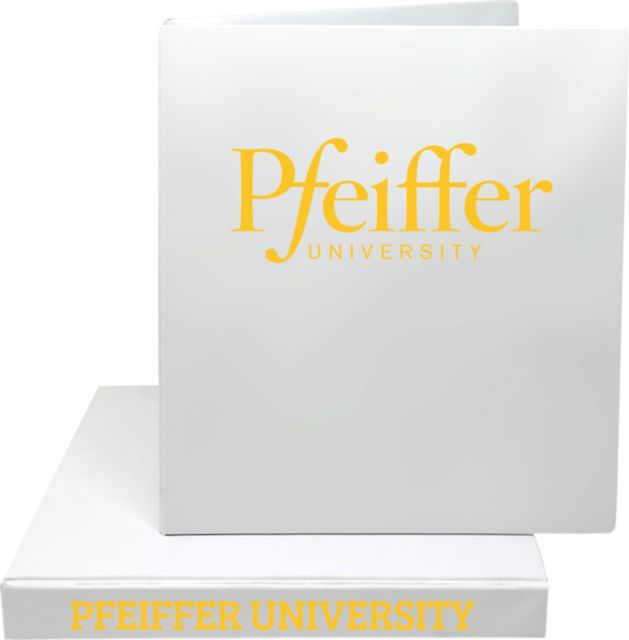 Pfeiffer University 1'' Vinyl Binder