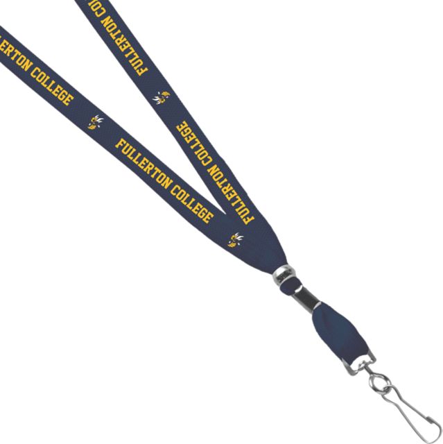 Fullerton College Hornets 3/8'' Swivel Hook Lanyard