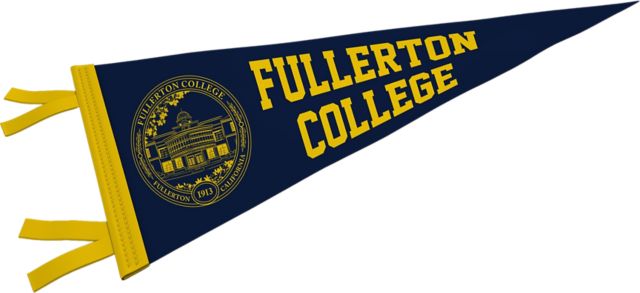 Fullerton College 9'' x 24'' Pennant