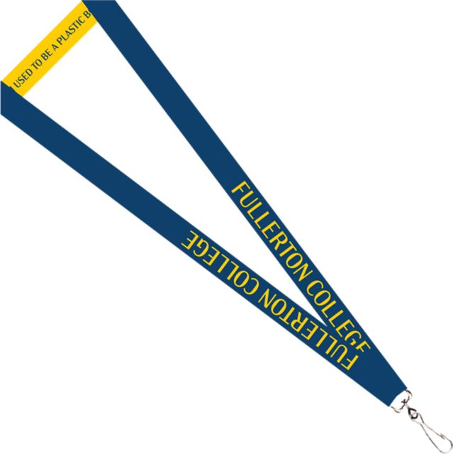 Fullerton College Recycled Lanyard