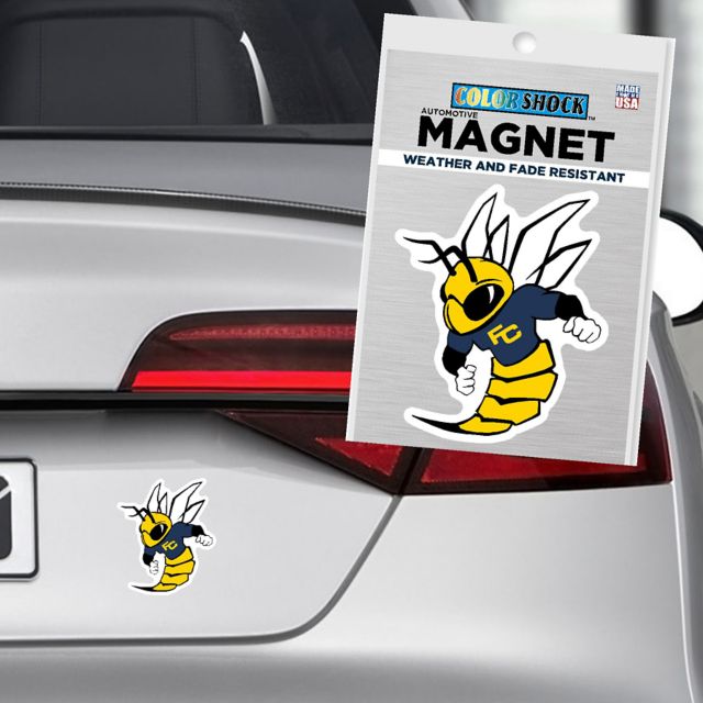 Fullerton College Hornets 4'' x 4'' Magnet