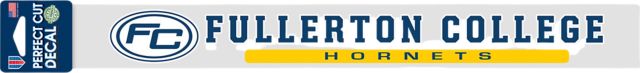 Fullerton College 3 x 10 Perfect Cut Decal