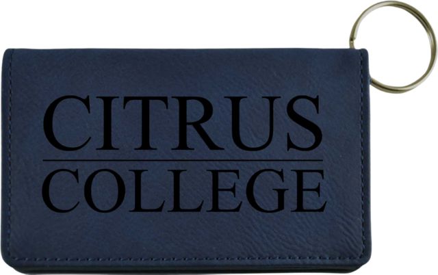 Citrus College Leather ID Holder