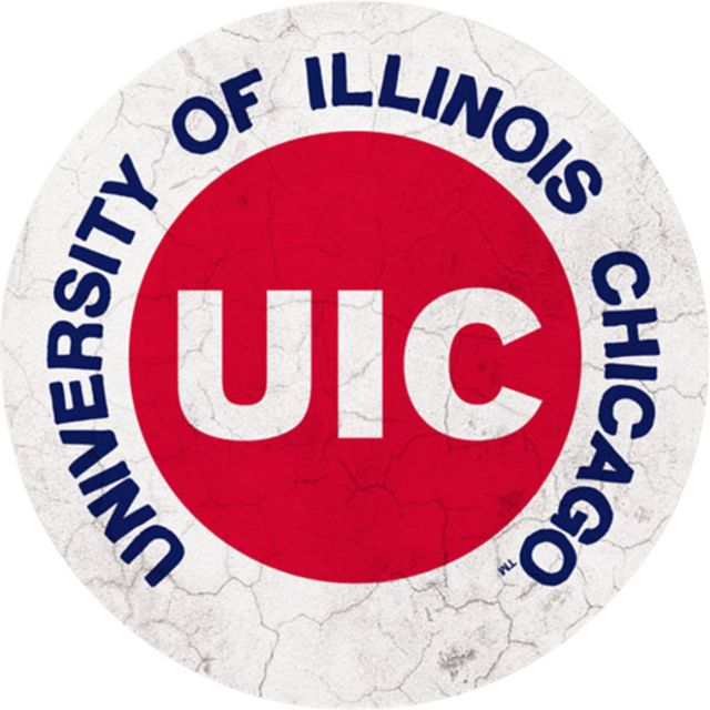 University of Illinois Chicago 4in Coaster
