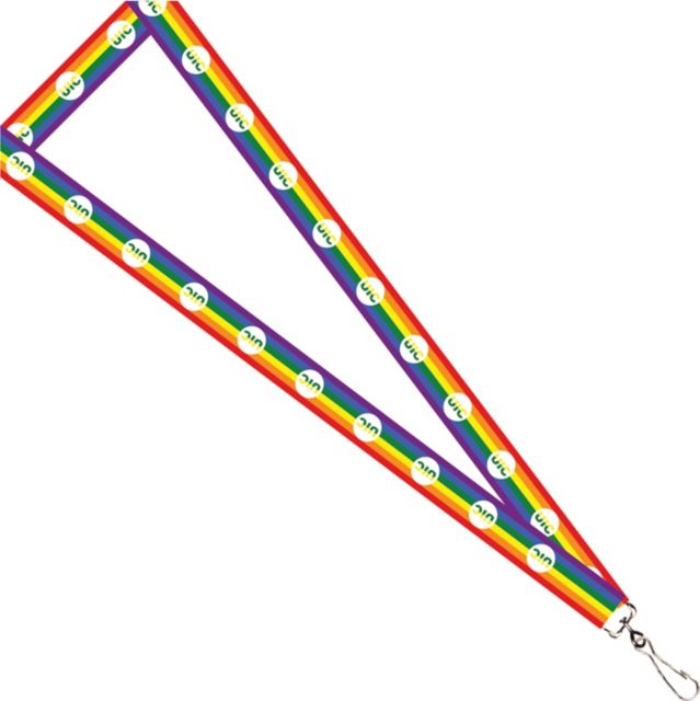 University of Illinois Chicago Pride 3/4" Lanyard