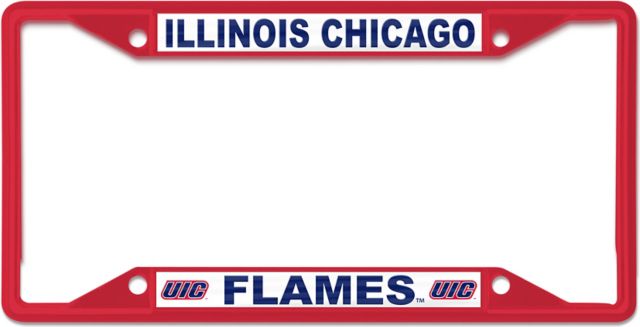 University of Illinois Chicago Flames License Plate Frame