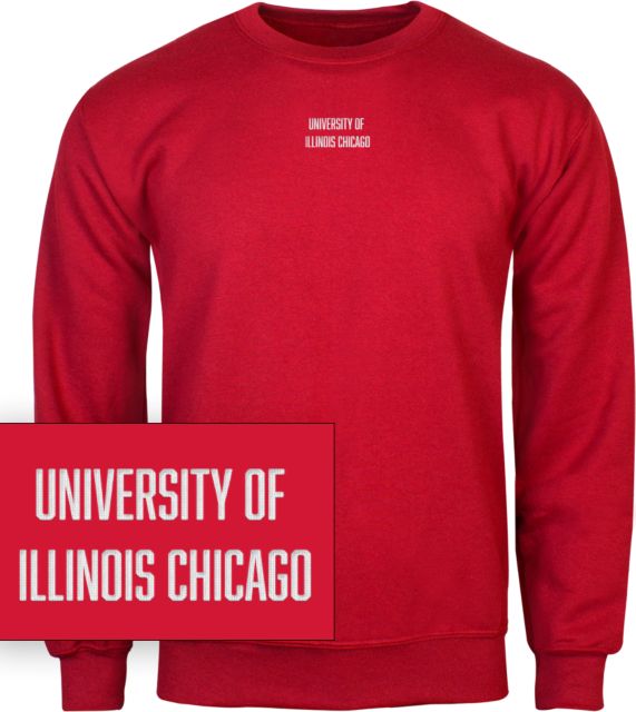 University of Illinois Chicago Chainstitch Crewneck Sweatshirt