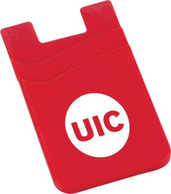 University of Illinois Chicago Silicone Card Wallet