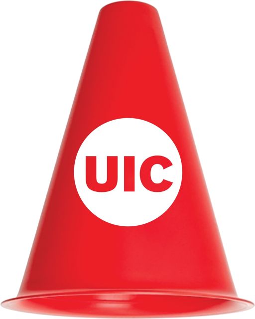 University of Illinois Chicago Megaphone with Cap