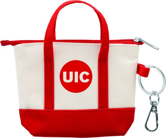 University of Illinois Chicago Mini Boat Tote Bag