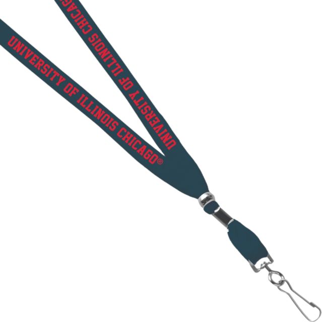 University of Illinois Chicago Card Dispenser Lanyard