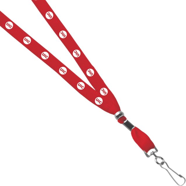 University of Illinois Chicago Lanyard with Swivel Hook