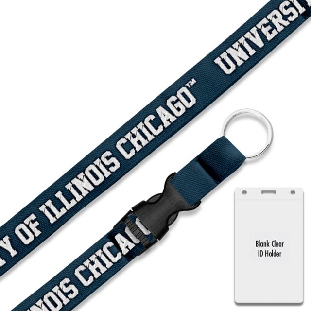 University of Illinois Chicago 3-4'' Lanyard