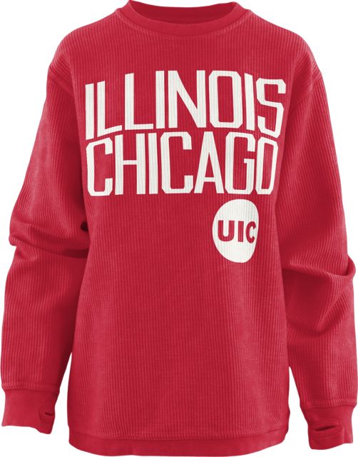 University of Illinois Chicago Women's Oversized Crewneck Sweatshirt