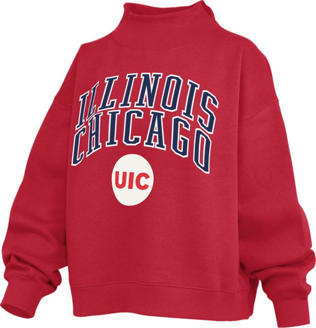 University of Illinois Chicago Women's Lingo Mockneck Sweatshirt