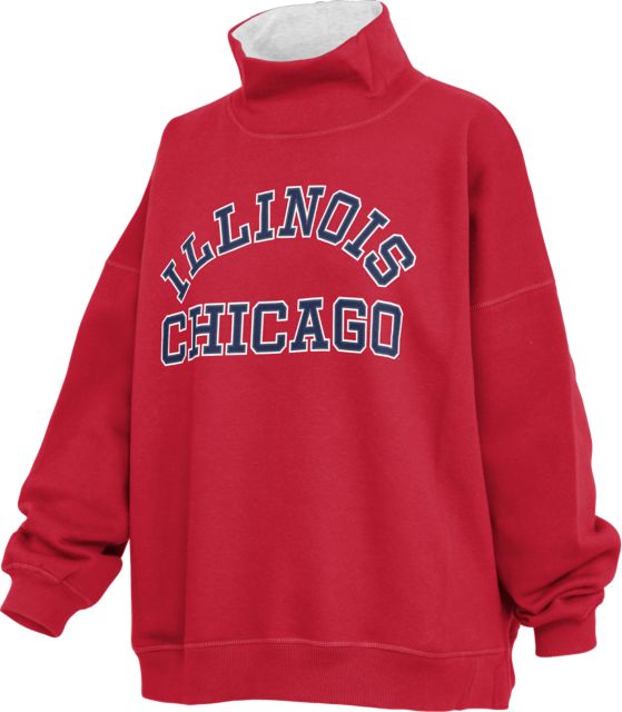 University of Illinois Chicago Flames Women's Echo Mockneck Sweatshirt