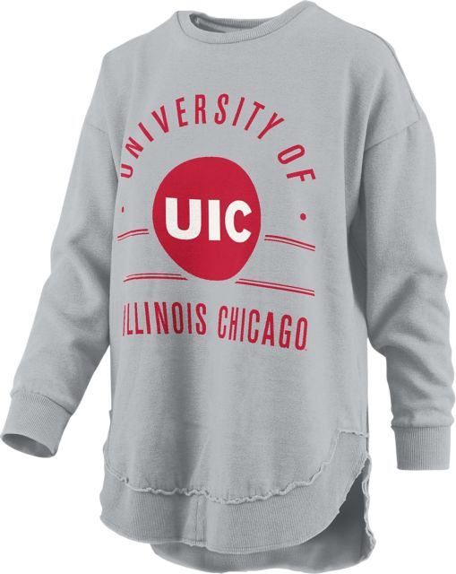 University of Illinois Chicago Women's Oversized Crewneck Sweatshirt