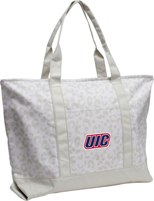 University of Illinois Chicago Leopard Tote
