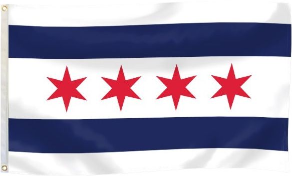 University of Illinois Chicago 3' x 5' Chicago Durawave Flag