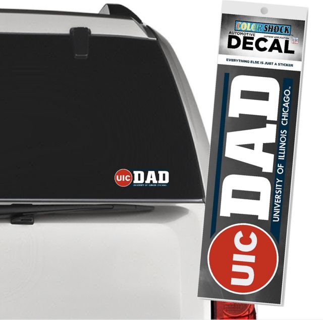 University of Illinois Chicago Dad Decal