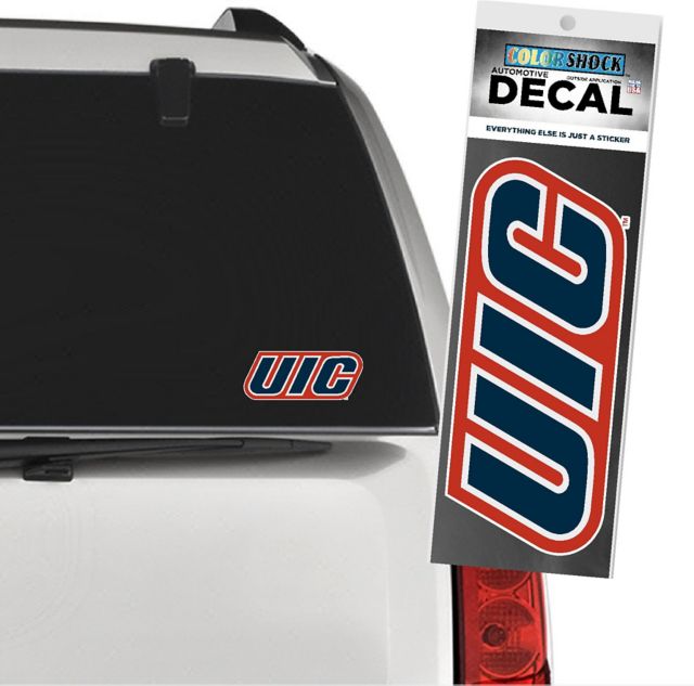 University of Illinois Chicago Flames Decal