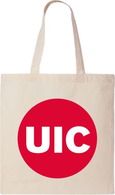 University of Illinois Chicago 15 x 16 Canvas Tote Bag