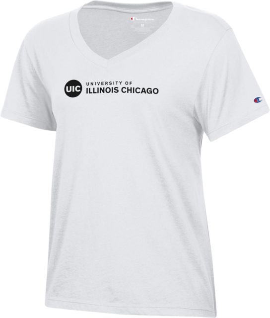 University of Illinois Chicago Women's V-Neck Short Sleeve T-Shirt