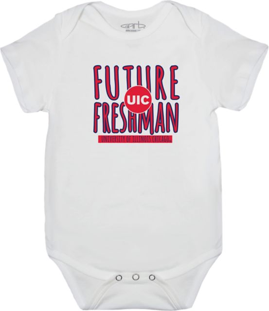 University of Illinois Chicago Infant's Flames Onesie