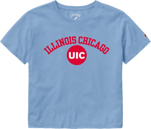 University of Illinois Chicago Women's Crop Short Sleeve T-Shirt