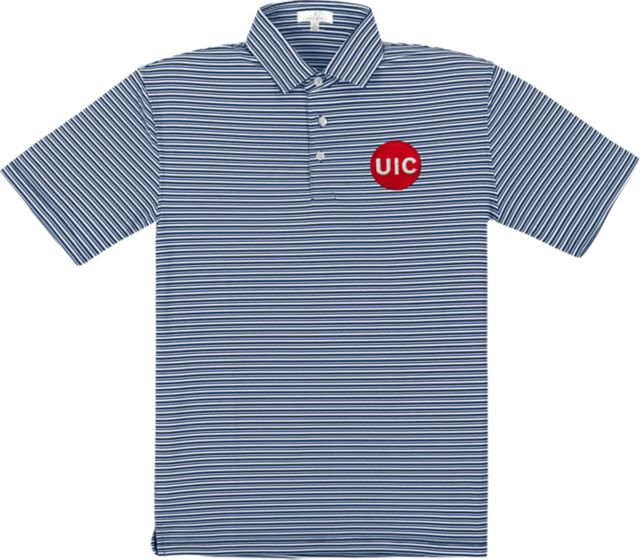 University of Illinois Chicago Performance Stripe Polo