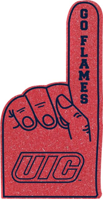 University of Illinois Chicago Flames 18" Foam Hand