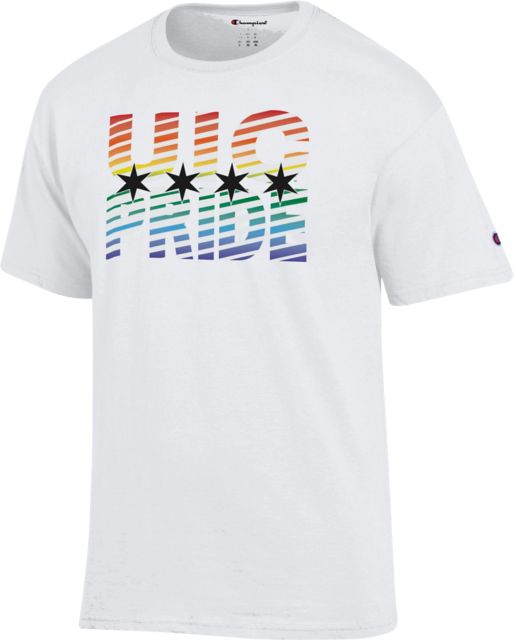 University of Illinois Chicago Flames Pride Short Sleeve T-Shirt