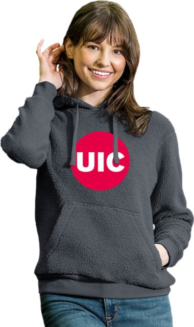 University of Illinois Chicago Women's Sherpa Hooded Sweatshirt