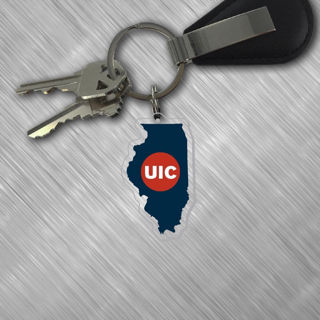 University of Illinois Chicago Key Chain