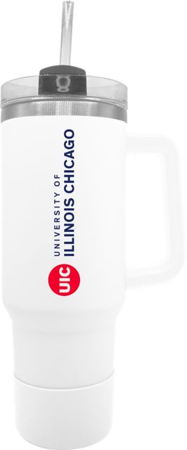 University of Illinois Chicago 40 oz. Tumbler with Straw