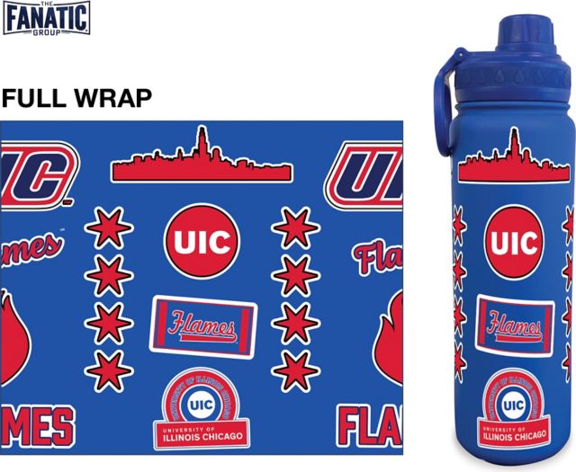 University of Illinois Chicago 24 oz. Full Wrap Bottle