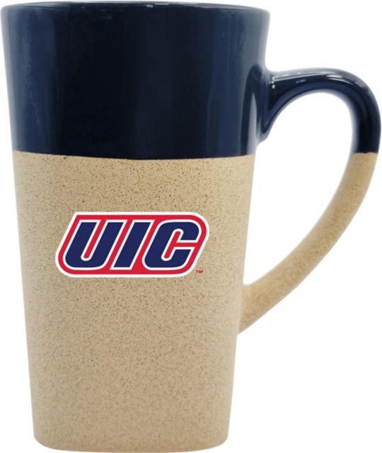 University of Illinois Chicago Flames 16 oz. Stone Glaze Mug