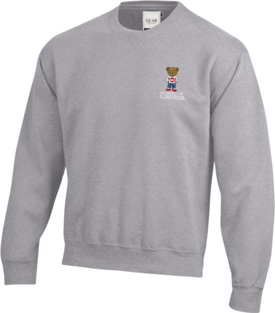 University of Illinois Chicago Teddy Crewneck Sweatshirt