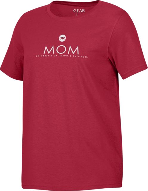 University of Illinois Chicago Mom Short Sleeve T-Shirt