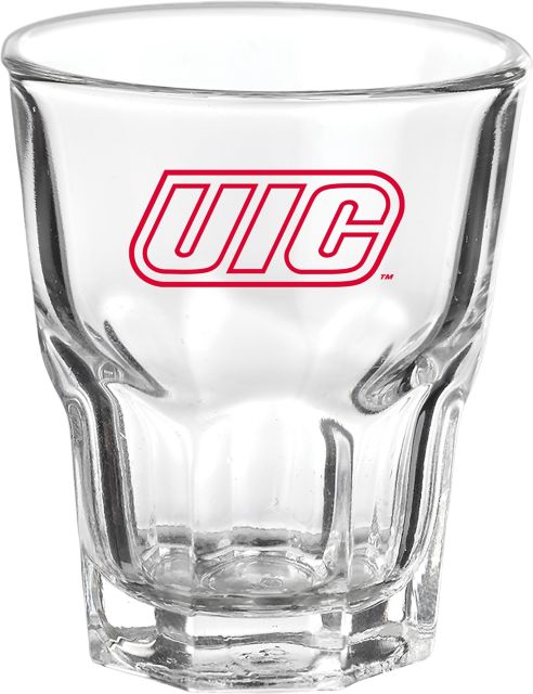 University of Illinois Chicago 1.5 oz. Collectors Glass