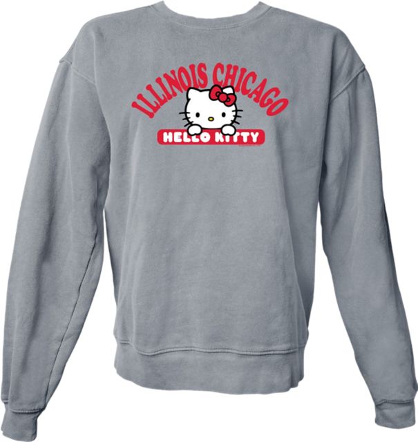 University of Illinois Chicago Women's Hello Kitty Crewneck Sweatshirt